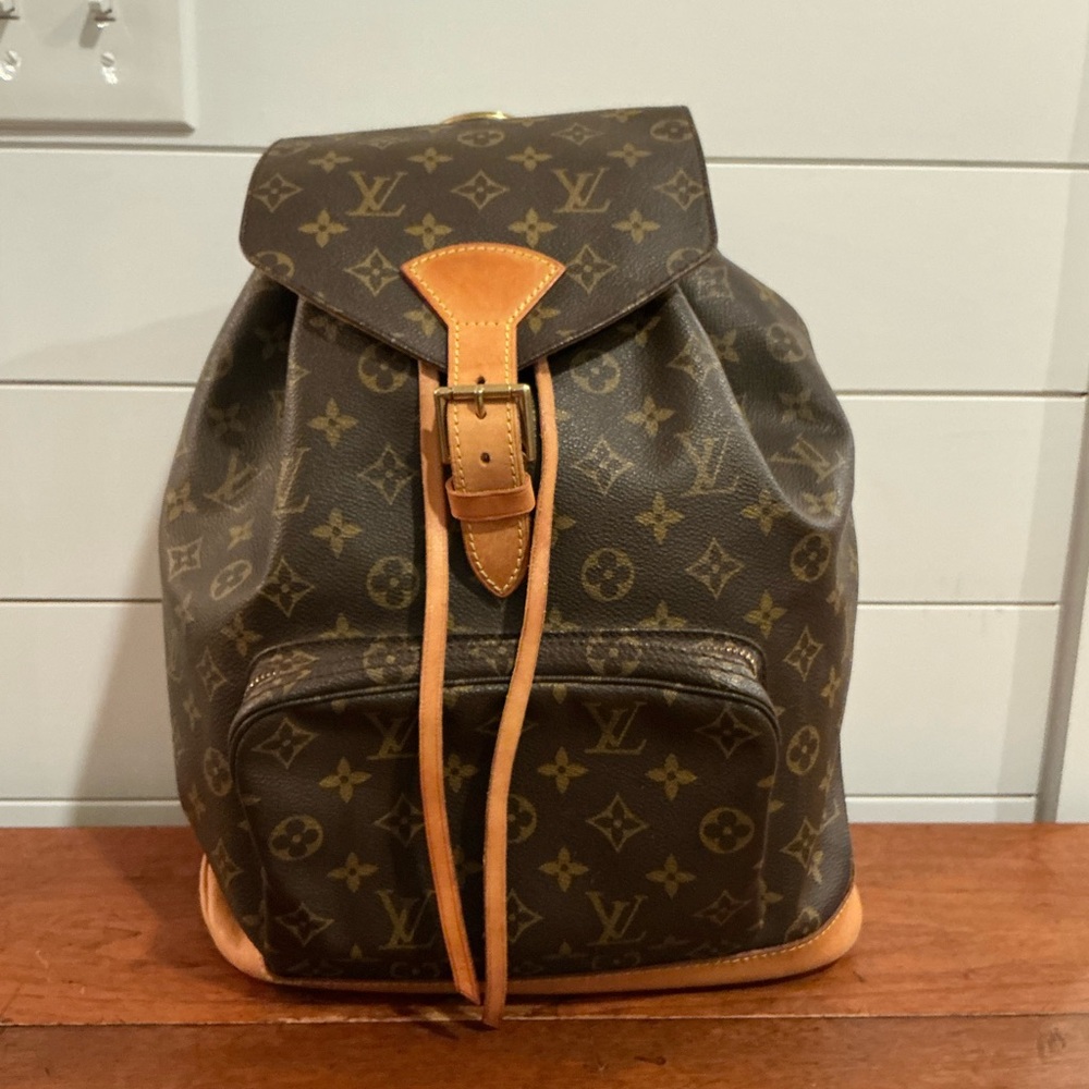 Louis Vuitton Montsouris GM Dark Brown Monogram Backpack